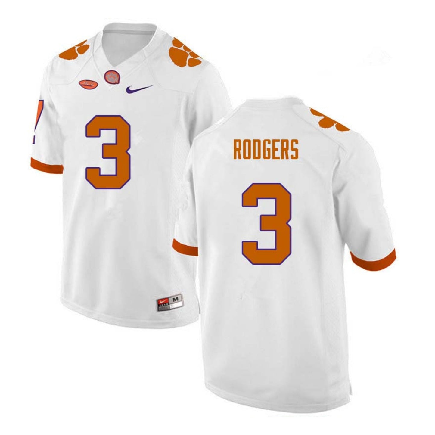 NCAAF Amari Rodgers Clemson Tigers 3 Jersey