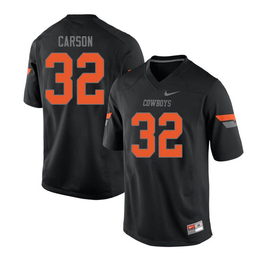 NCAAF Chris Carson Oklahoma State Cowboys 32 Jersey