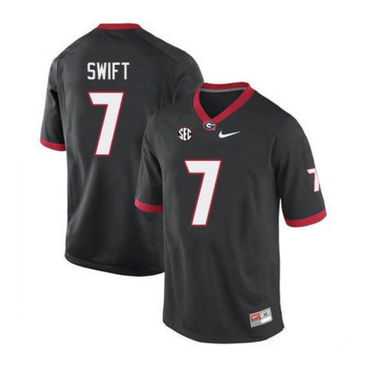 NCAAF D'andre Swift Georgia Bulldogs 7 Jersey