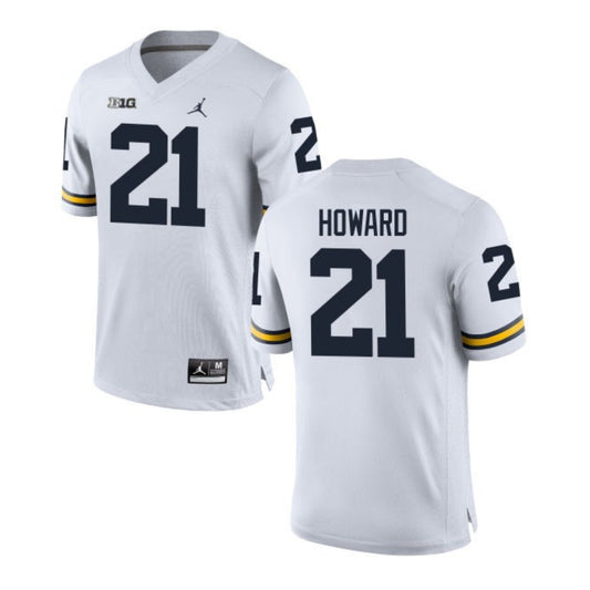 NCAAF Desmond Howard Michigan Wolverines 21 Jersey