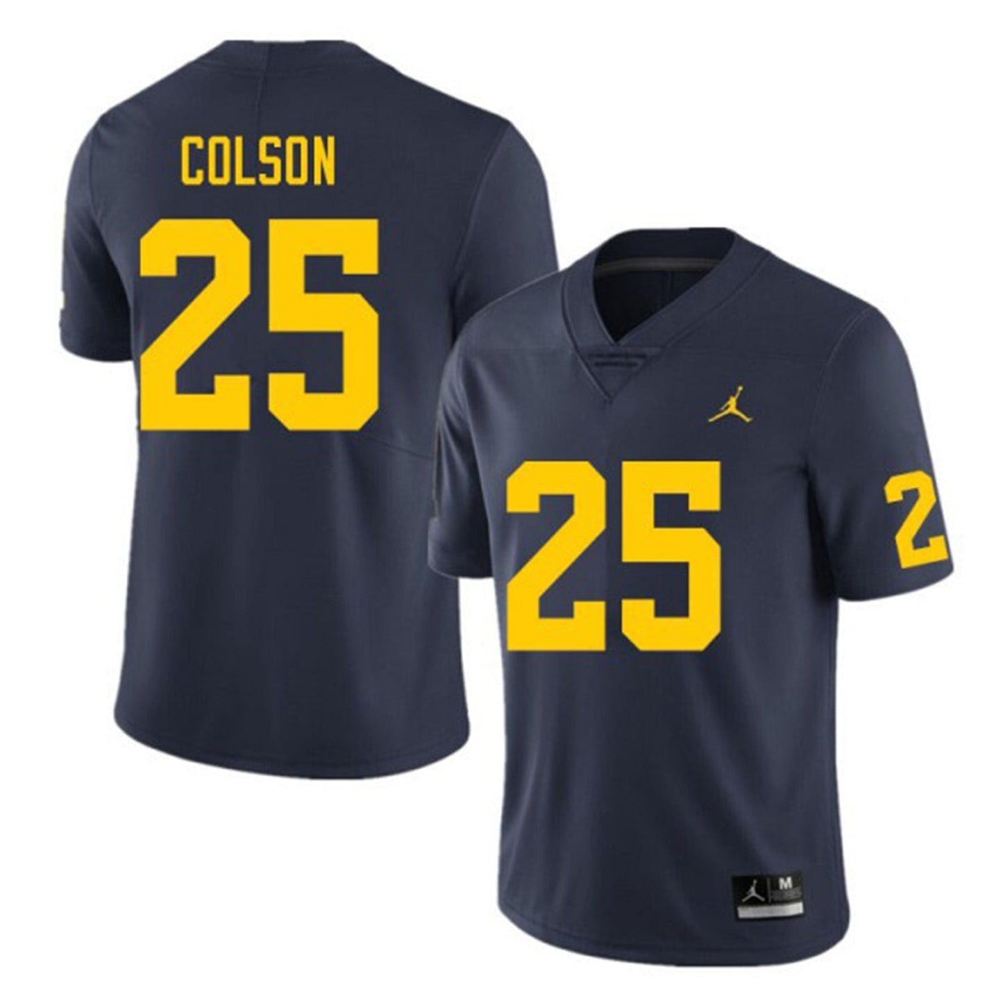 NCAAF Junior Colson Michigan Wolverines 25 Jersey