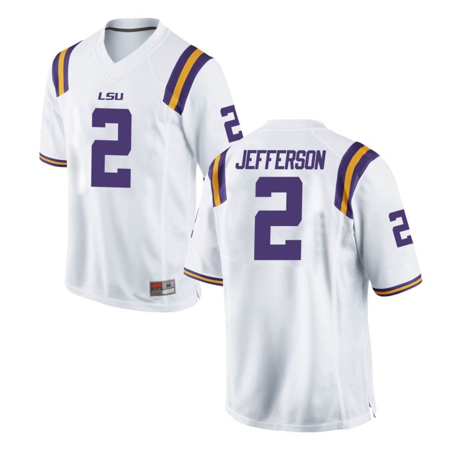NCAAF Justin Jefferson LSU Tigers 2 Jersey