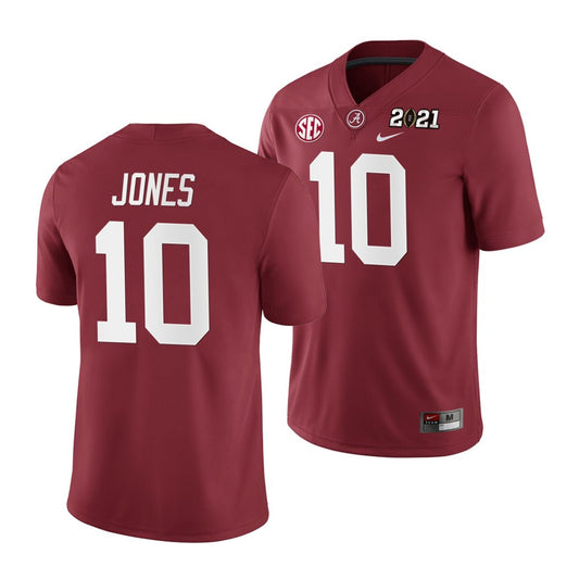 NCAAF Mac Jones Alabama Crimson Tide 10 Jersey