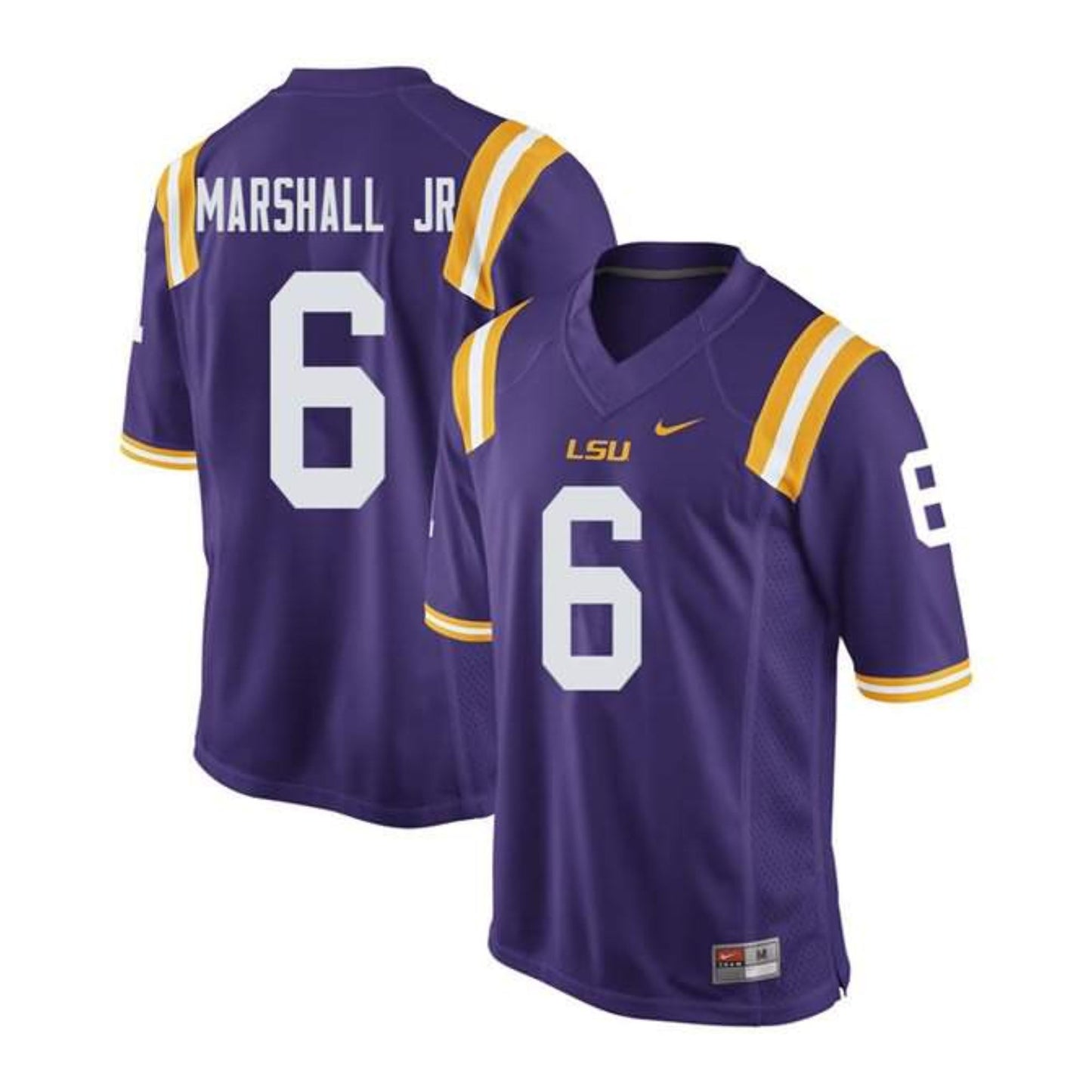 NCAAF Terrace Marshall Jr. LSU Tigers 6 Jersey