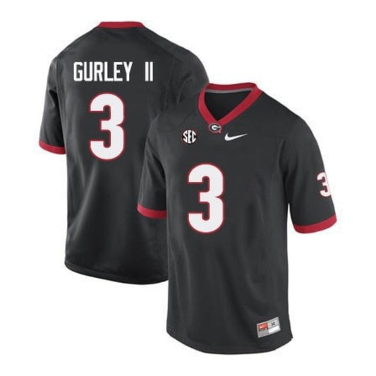 NCAAF Todd Gurley II Georgia Bulldogs 3 Jersey