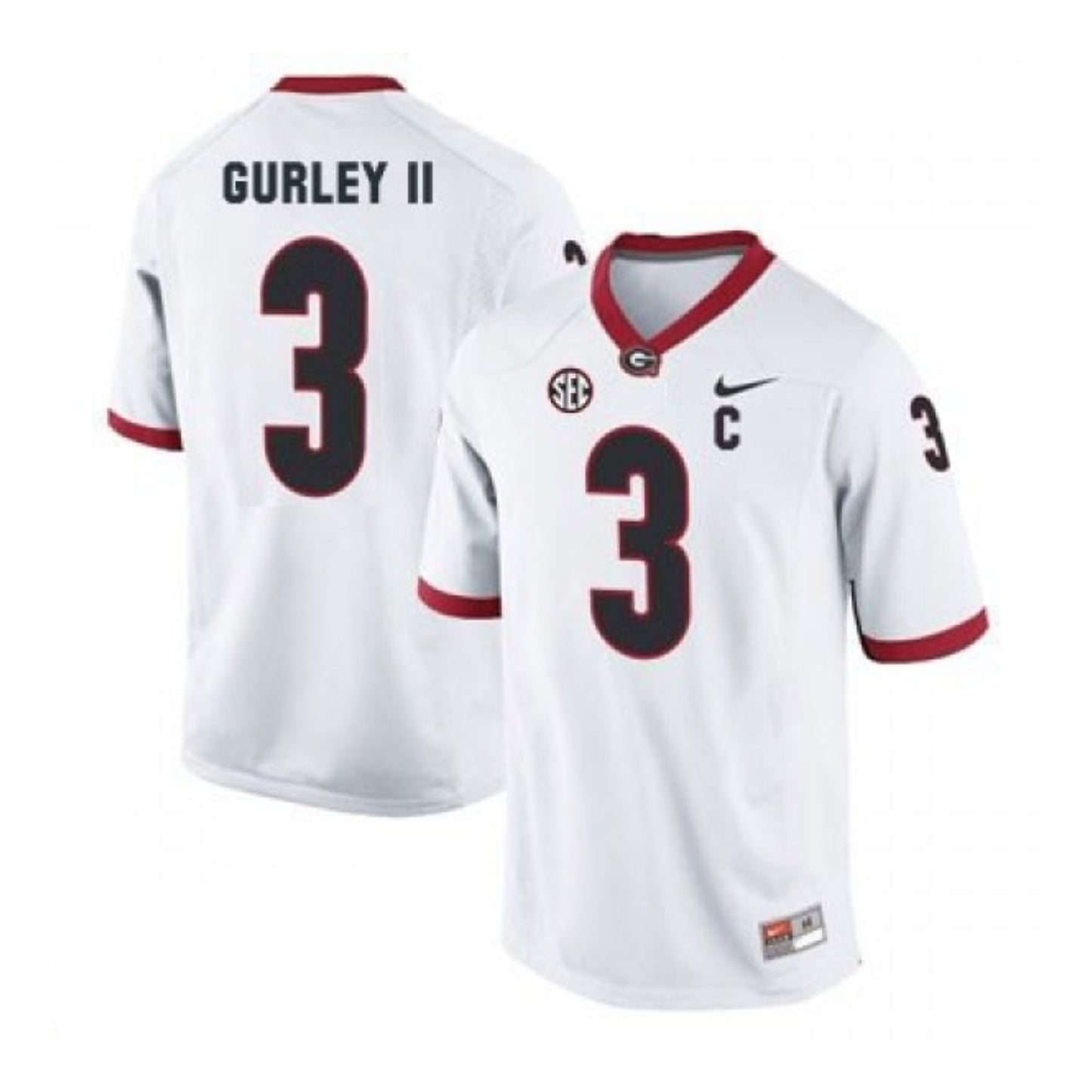 NCAAF Todd Gurley II Georgia Bulldogs 3 Jersey