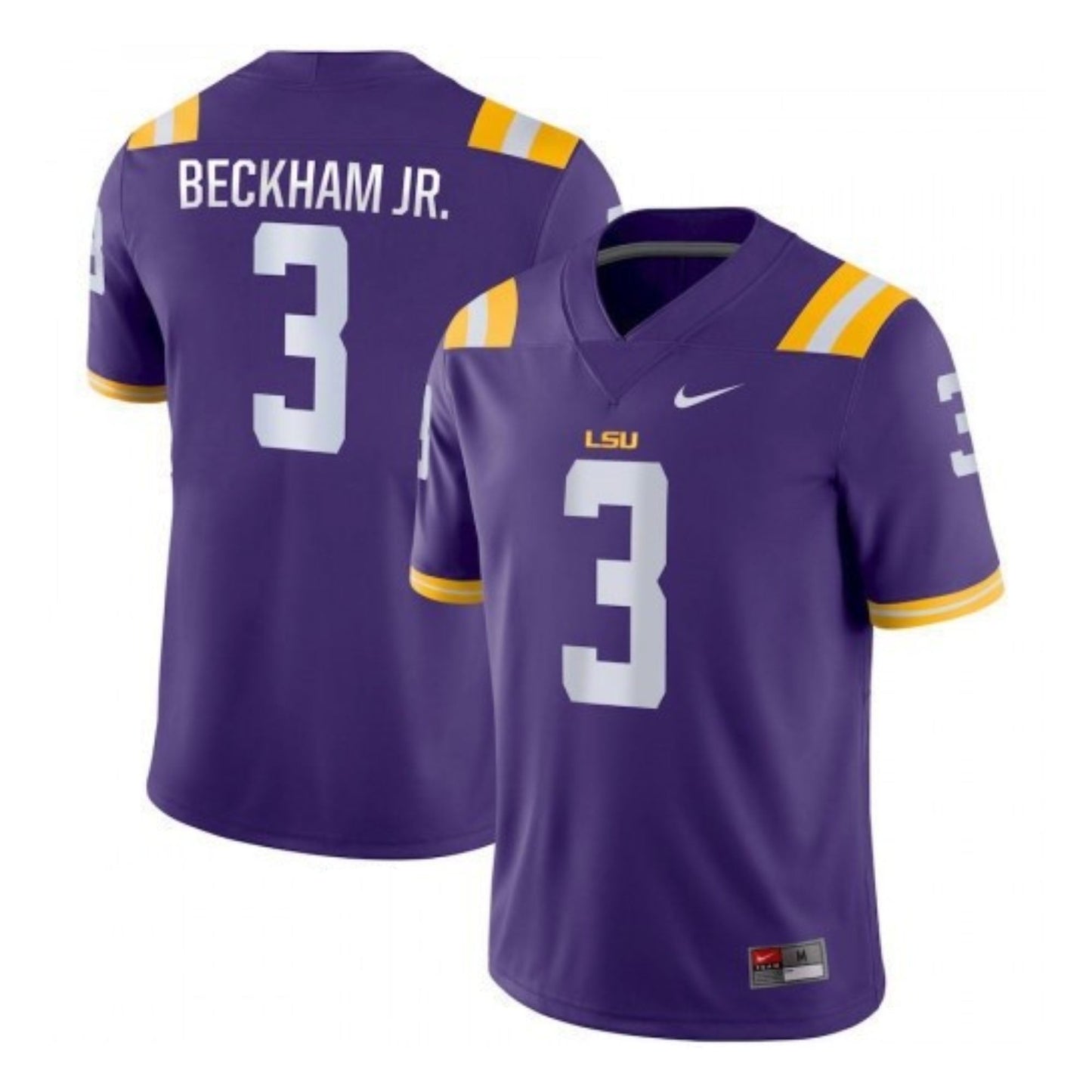 NCAA Odell Beckham Jr. LSU Tigers 3 Jersey