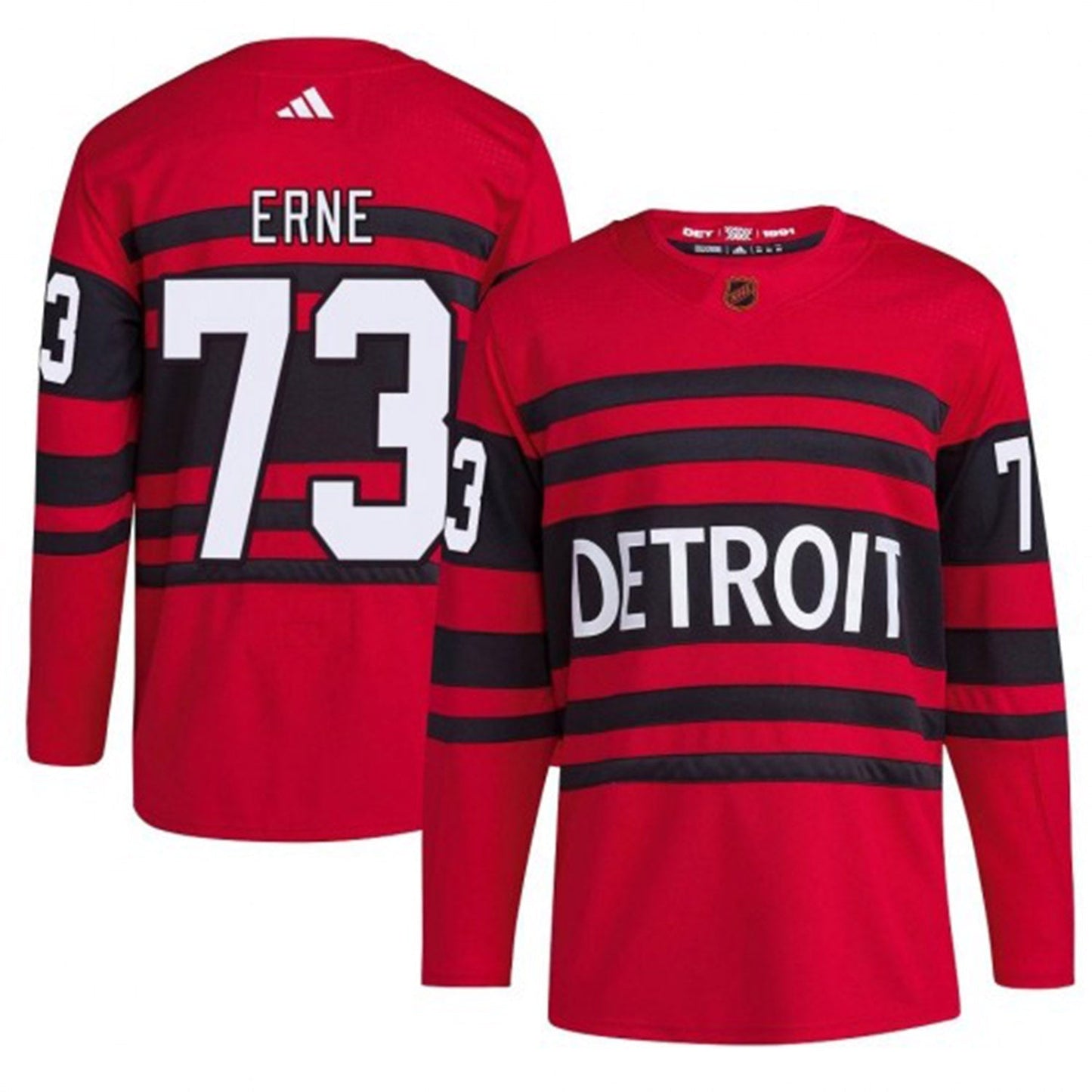 Hockey Adam Erne Detroit Red Wings 73 Jersey