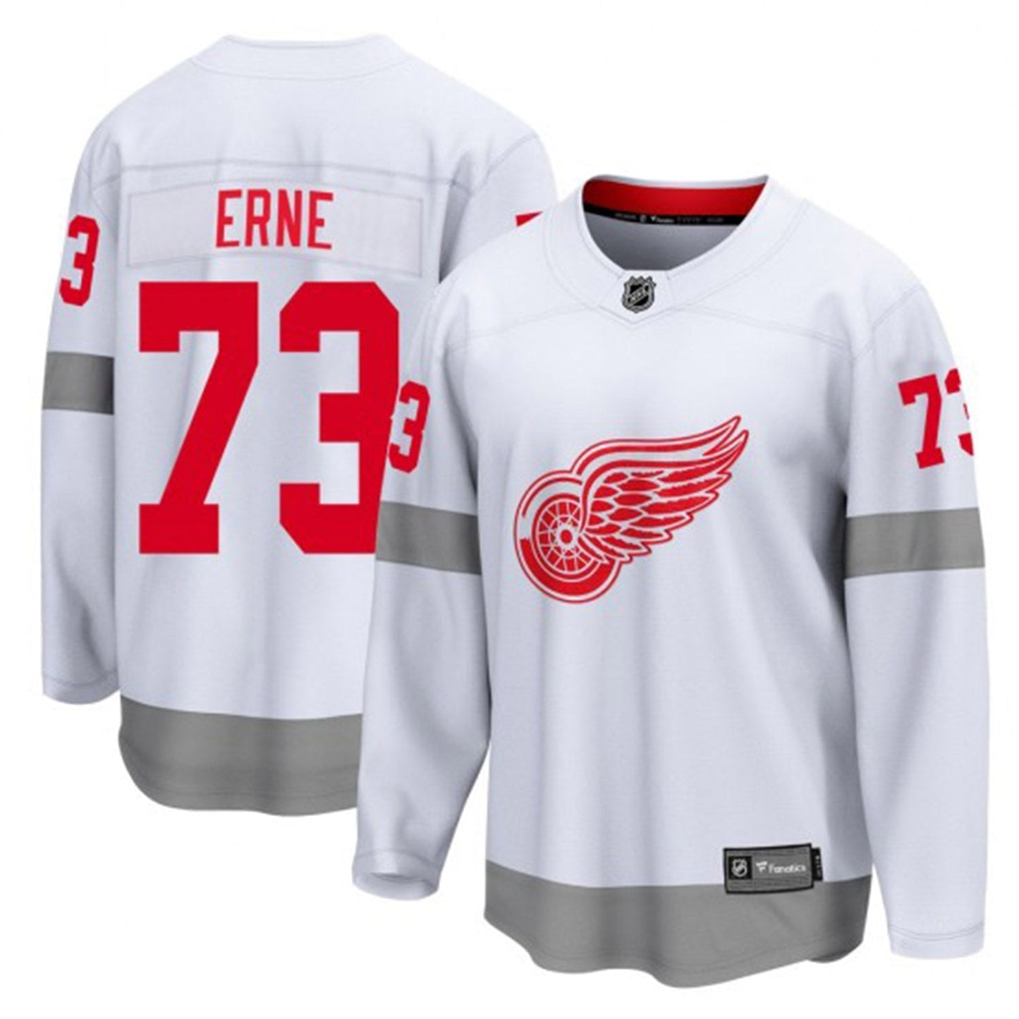 Hockey Adam Erne Detroit Red Wings 73 Jersey