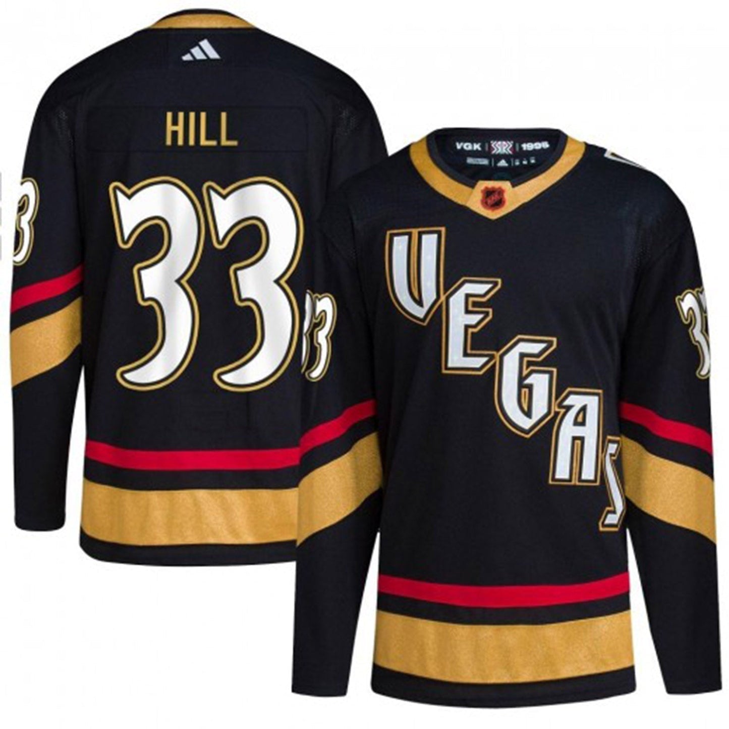 Hockey Adin Hill Vegas Golden Knights 33 Jersey