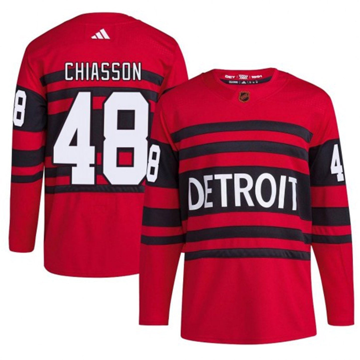 Hockey Alex Chiasson Detroit Red Wings 48 Jersey