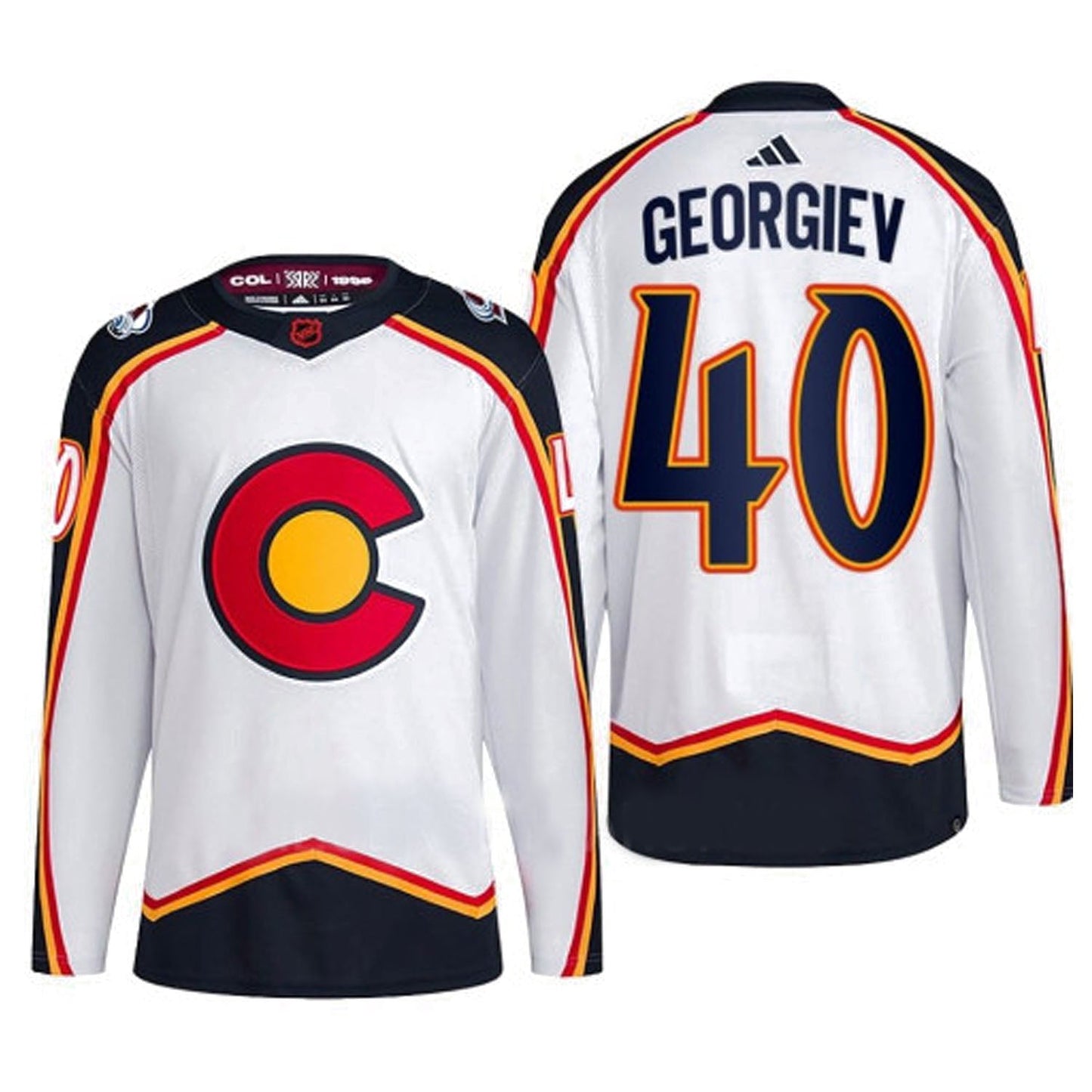 Hockey Alexandar Georgiev Colorado Avalanche 40 Jersey