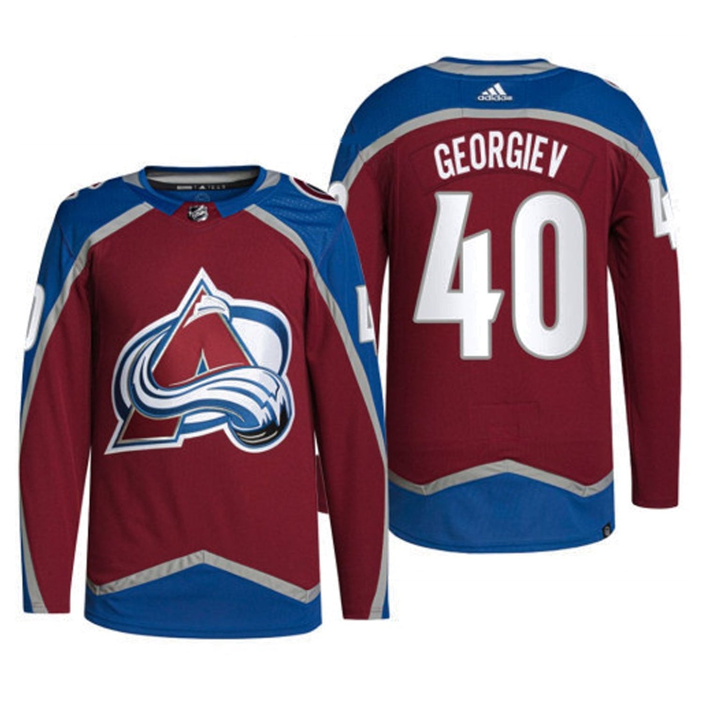 Hockey Alexandar Georgiev Colorado Avalanche 40 Jersey