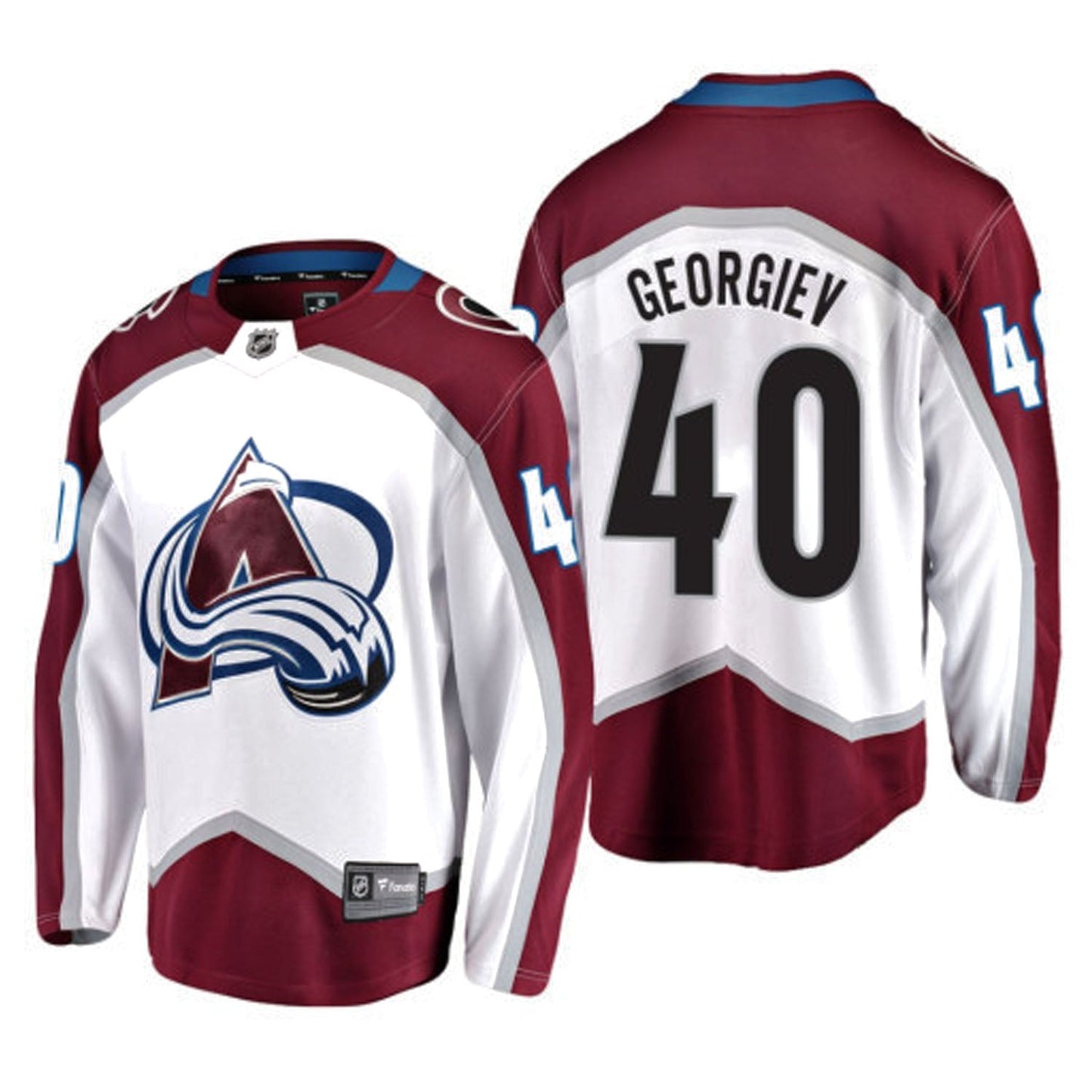 Hockey Alexandar Georgiev Colorado Avalanche 40 Jersey