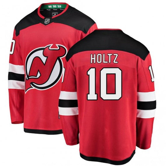 Hockey Alexander Holtz New Jersey Devils 10 Jersey