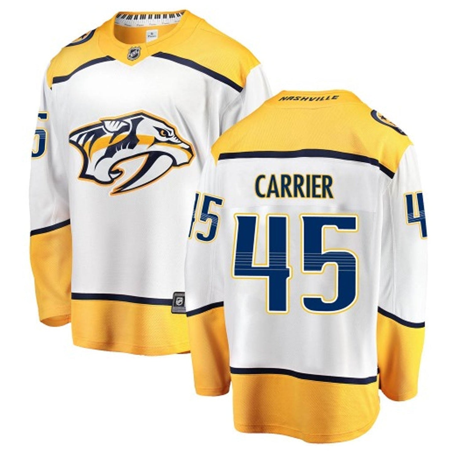 Hockey Alexandre Carrier Nashville Predators 45 Jersey