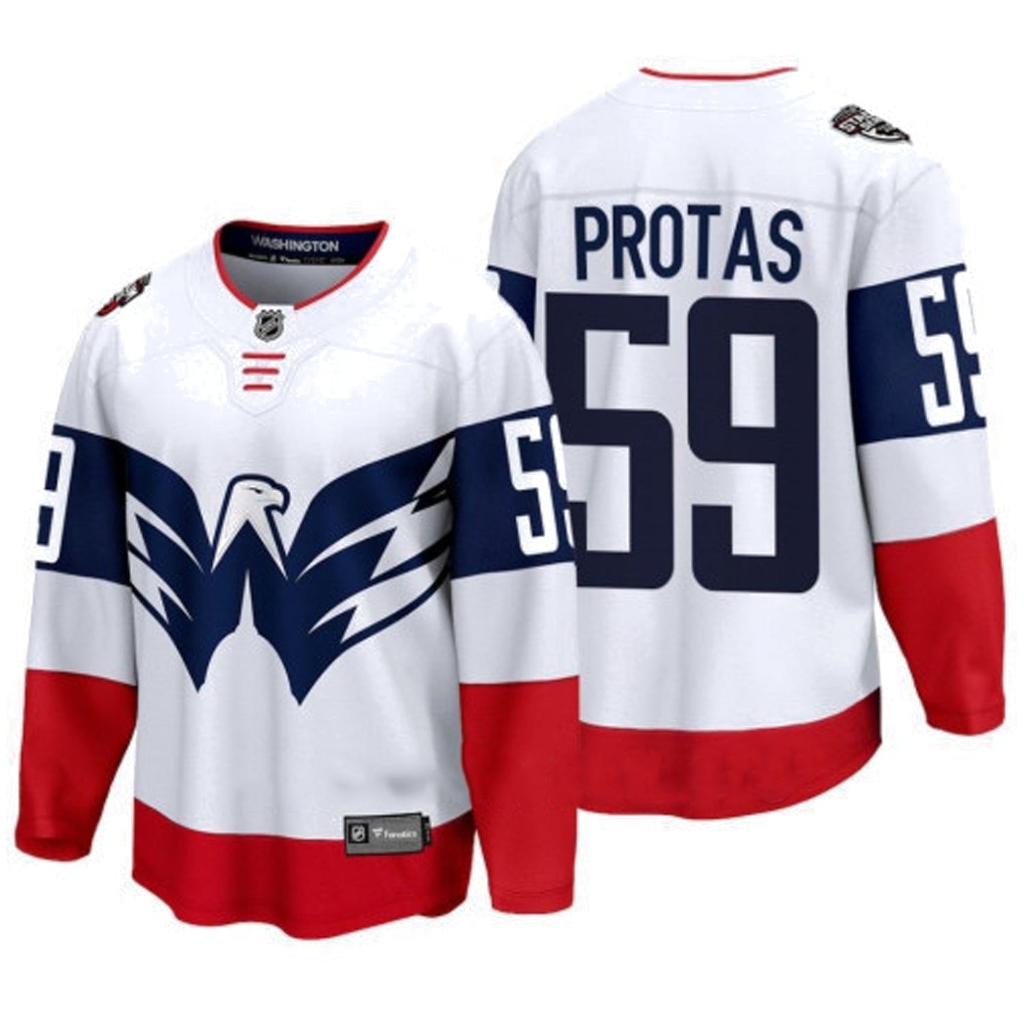 Hockey Aliaksei Protas Washington Capitals 59 Jersey