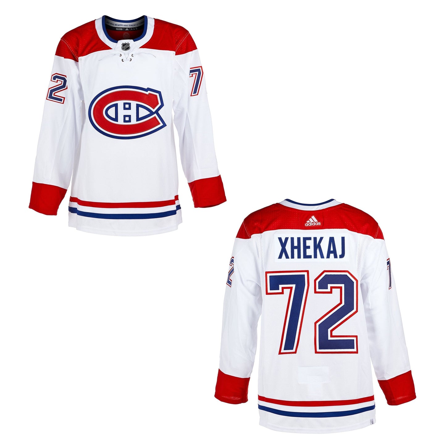 Hockey Arber Xhekaj Montreal Canadiens 72 Jersey
