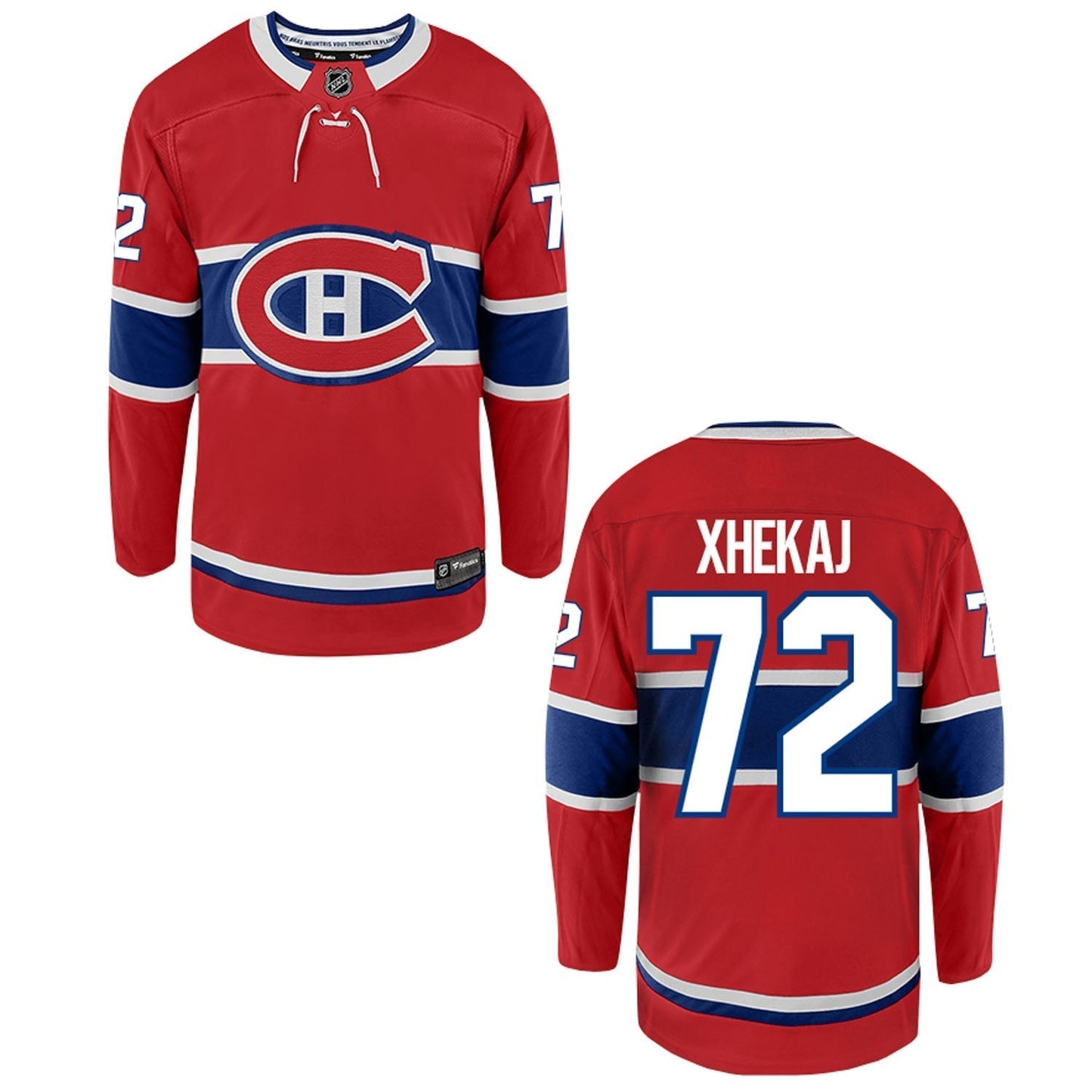 Hockey Arber Xhekaj Montreal Canadiens 72 Jersey