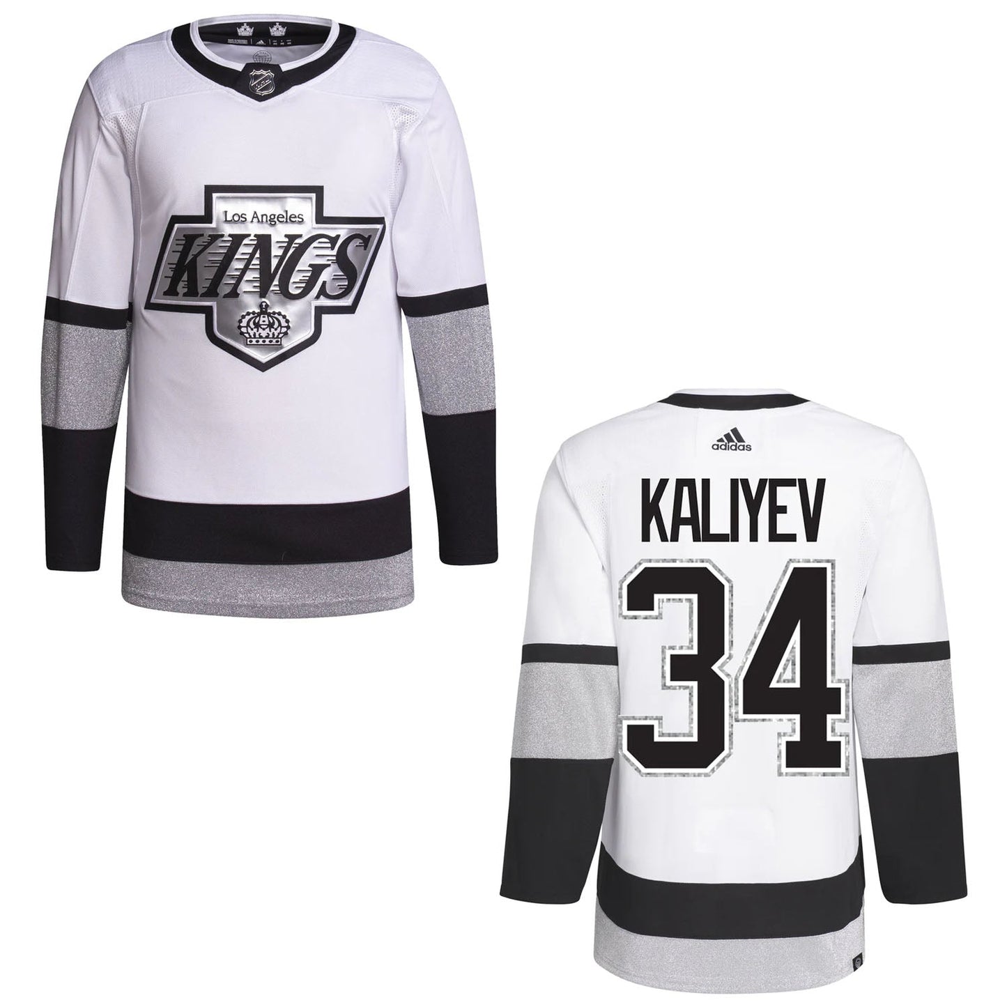 Hockey Arthur Kaliyev La Kings 34 Jersey