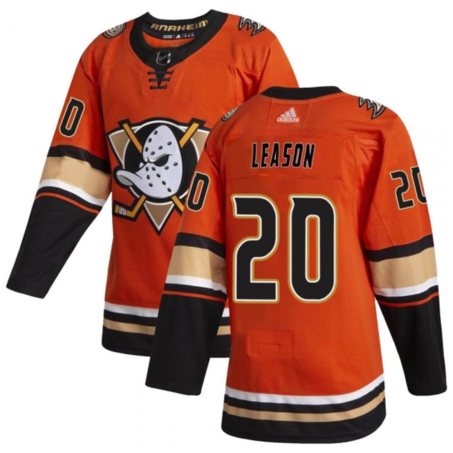 Hockey  Brett Leason Anaheim Ducks 20 Jersey