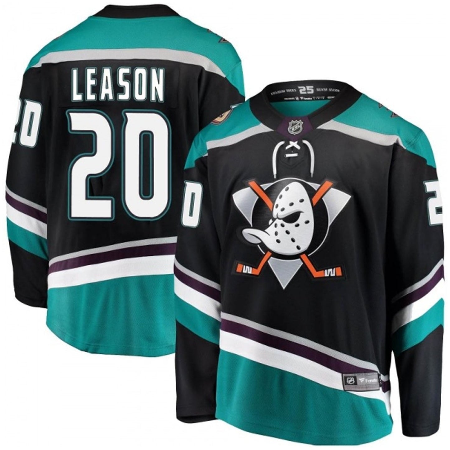 Hockey  Brett Leason Anaheim Ducks 20 Jersey