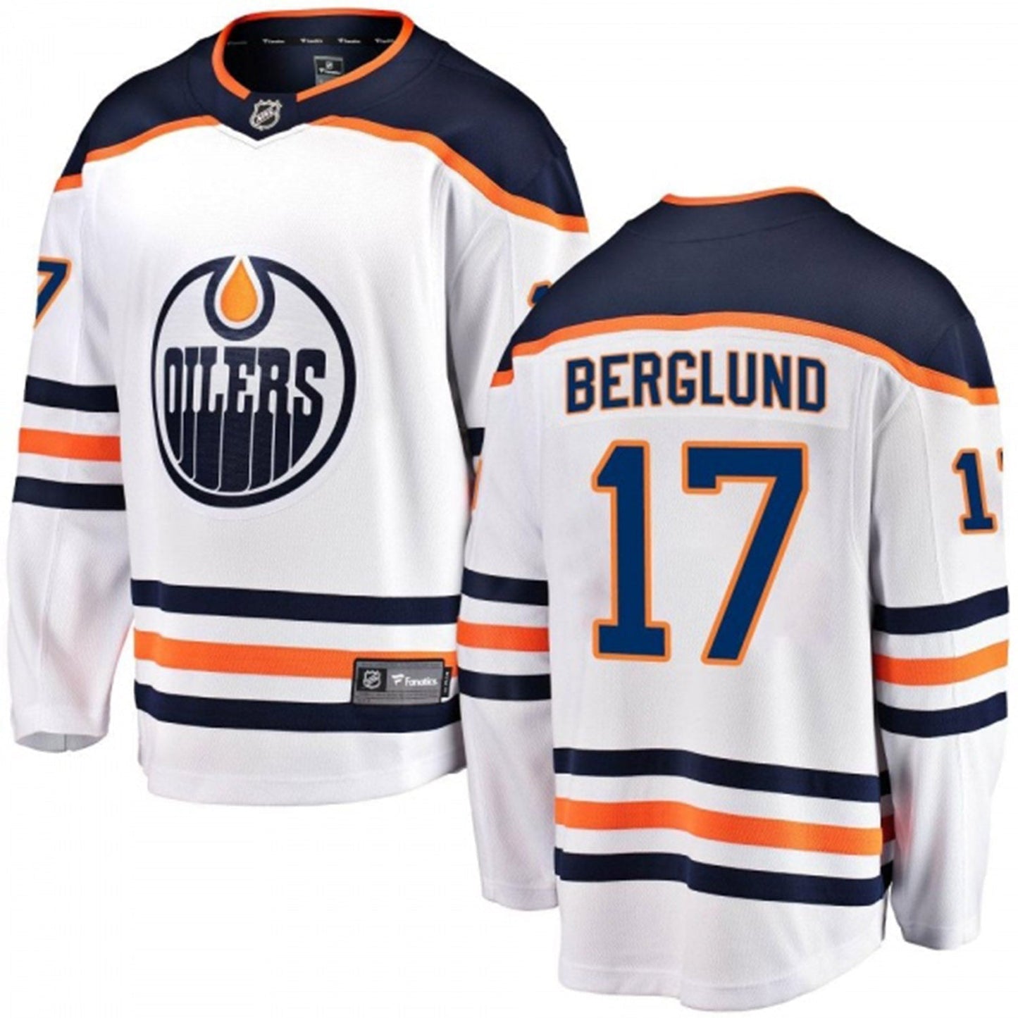 Hockey Carl Berglund Edmonton Oilers 17 Jersey