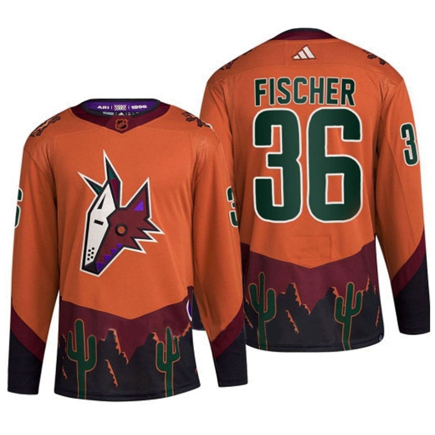 Hockey Christian Fischer Arizona Coyotes 36 Jersey