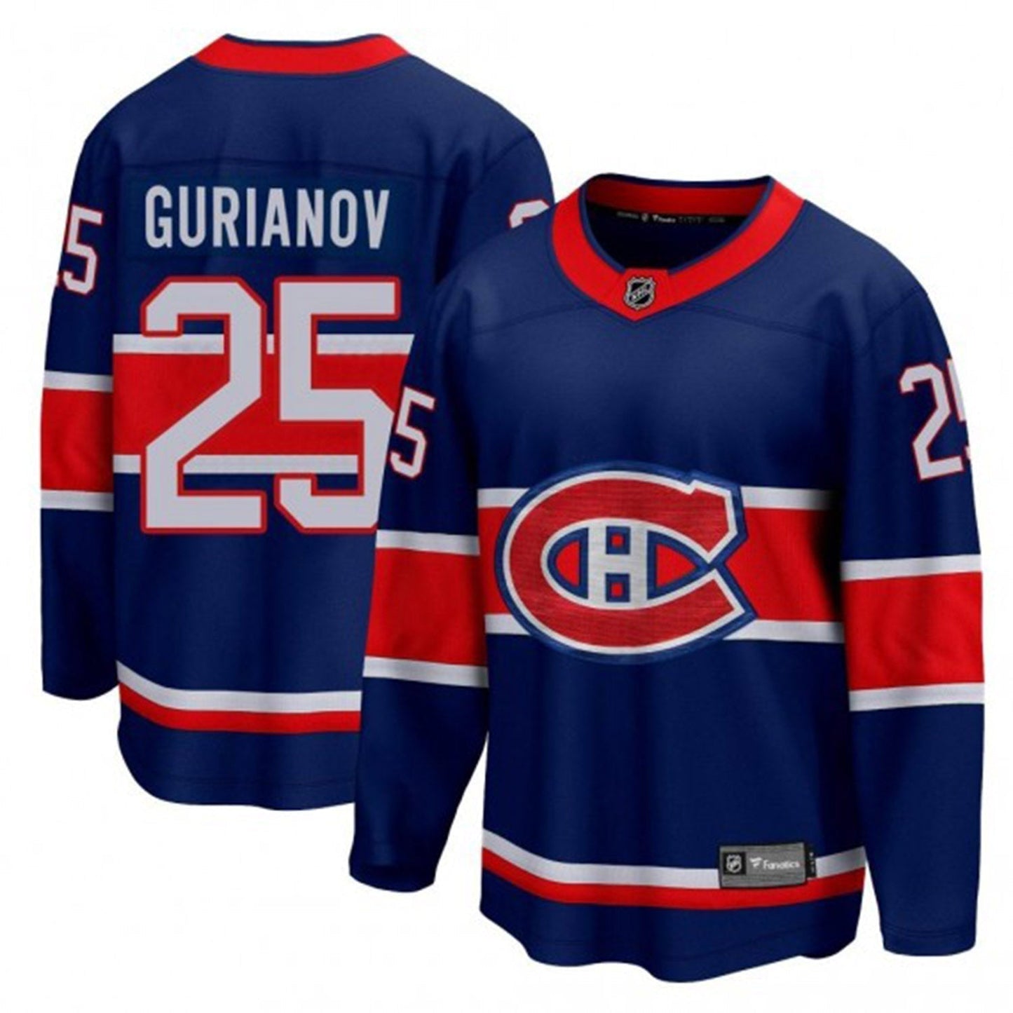 Hockey Denis Gurianov Montreal Canadiens 25 Jersey