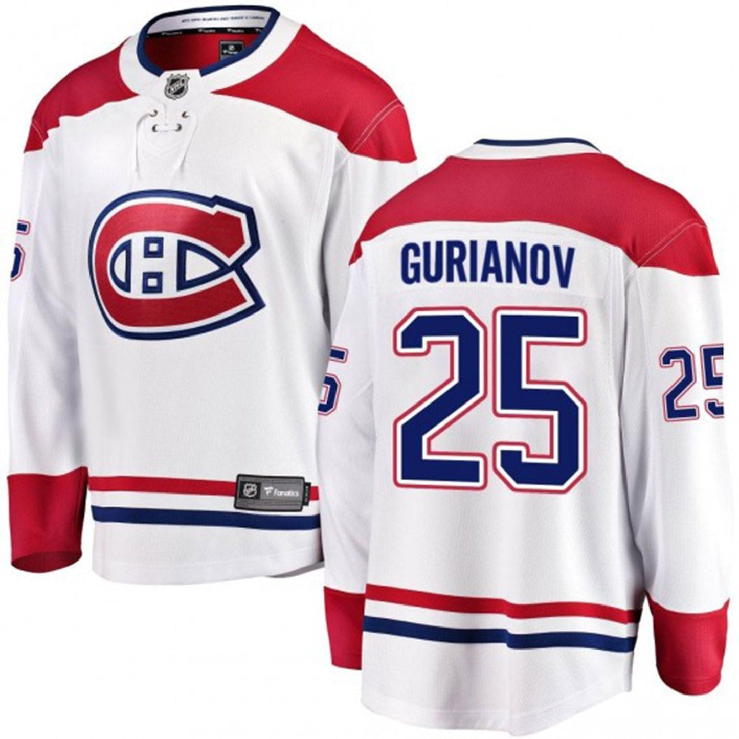 Hockey Denis Gurianov Montreal Canadiens 25 Jersey