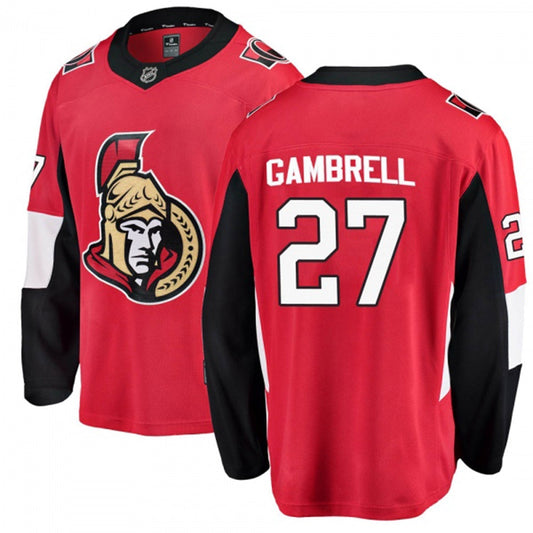 Hockey Dylan Gambrell Ottawa Senators 27 Jersey