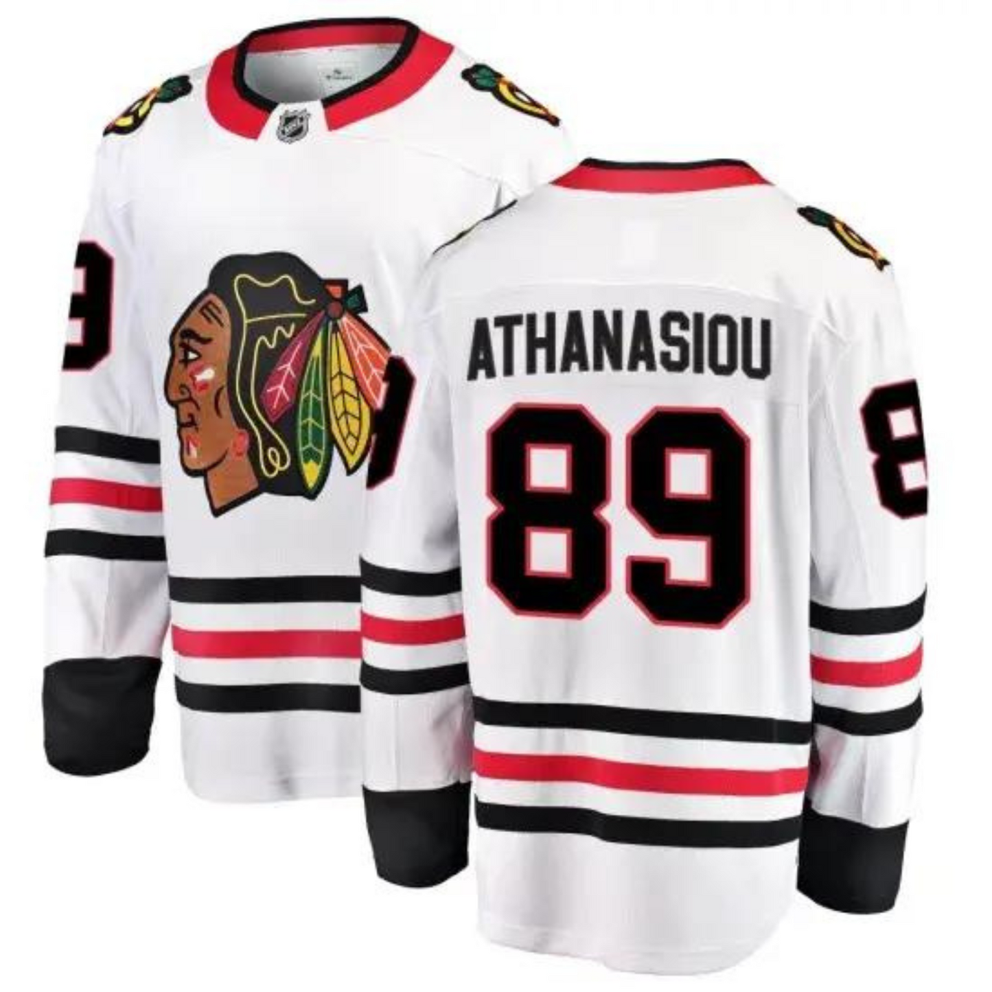 Hockey Andreas Athanasiou Chicago Blackhawks 89 Jersey