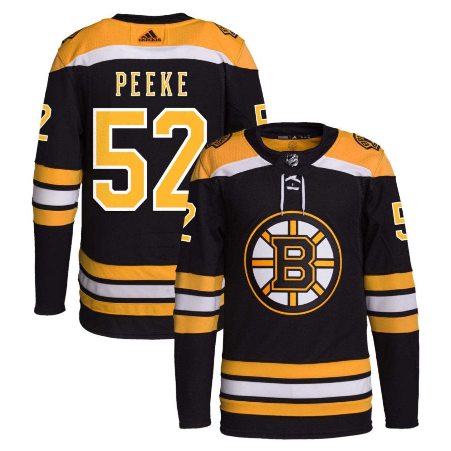 Hockey Andrew Peeke Bostin Bruins 52  Jersey