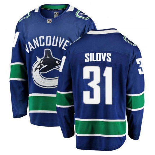 Hockey Arturs Silovs Vancouver Canucks 31 Jersey