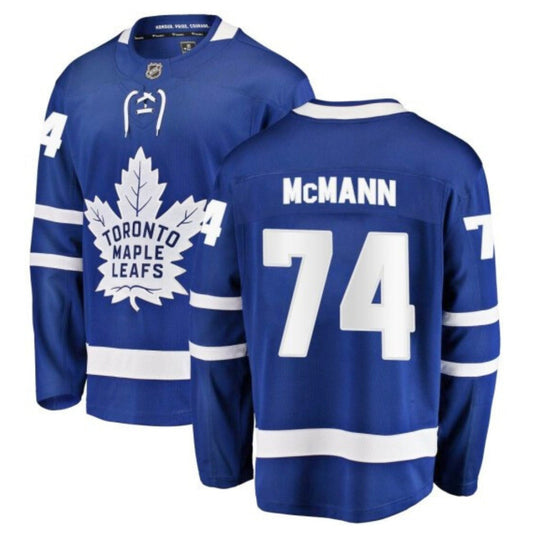 Hockey Bobby McMann Toronto Maple Leafs 74 Jersey