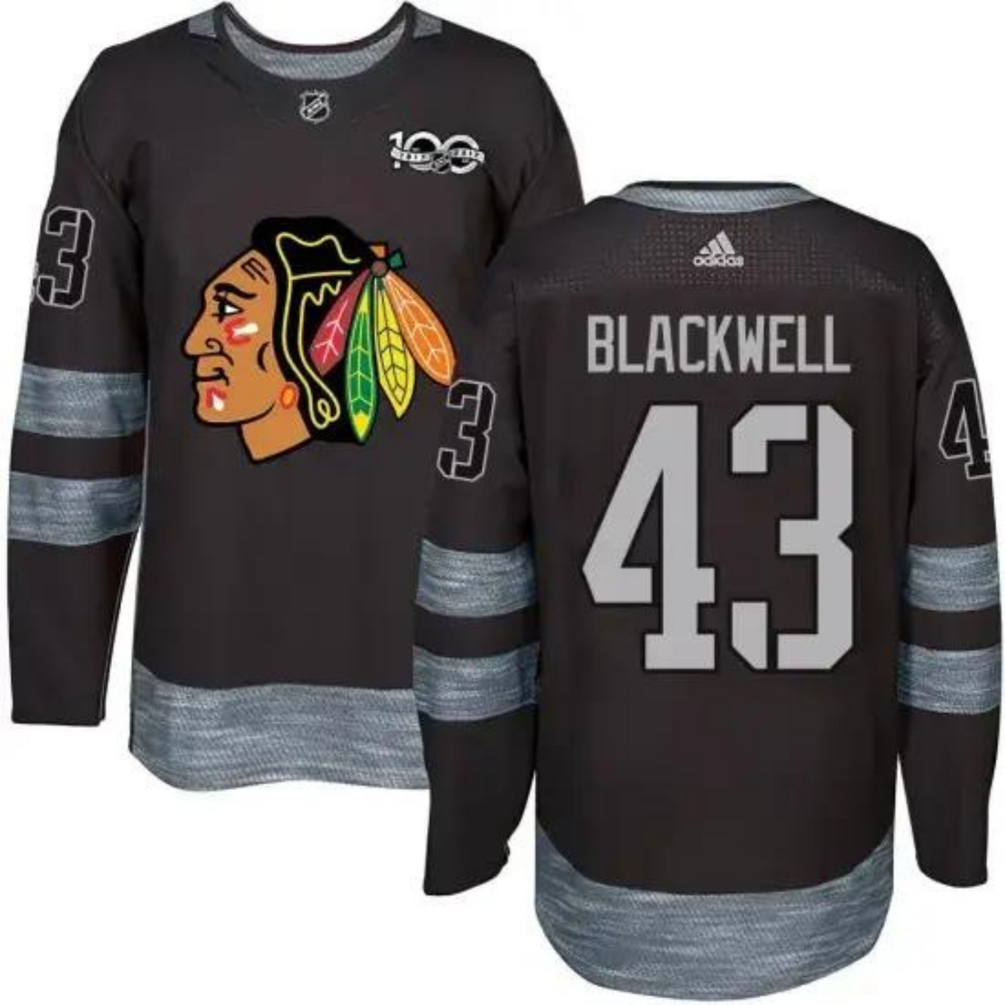 Hockey Colin Blackwell Chicago Blackhawks 43 Jersey