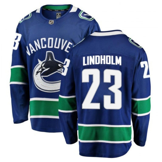 Hockey Elias Lindholm Vancouver Canucks 23 Jersey