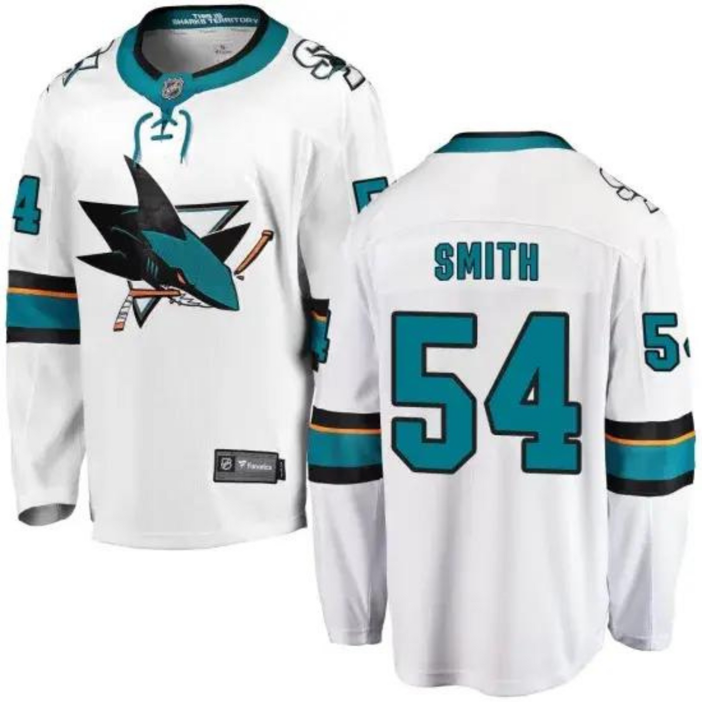 Hockey Givani Smith San Jose Sharks 54 Jersey
