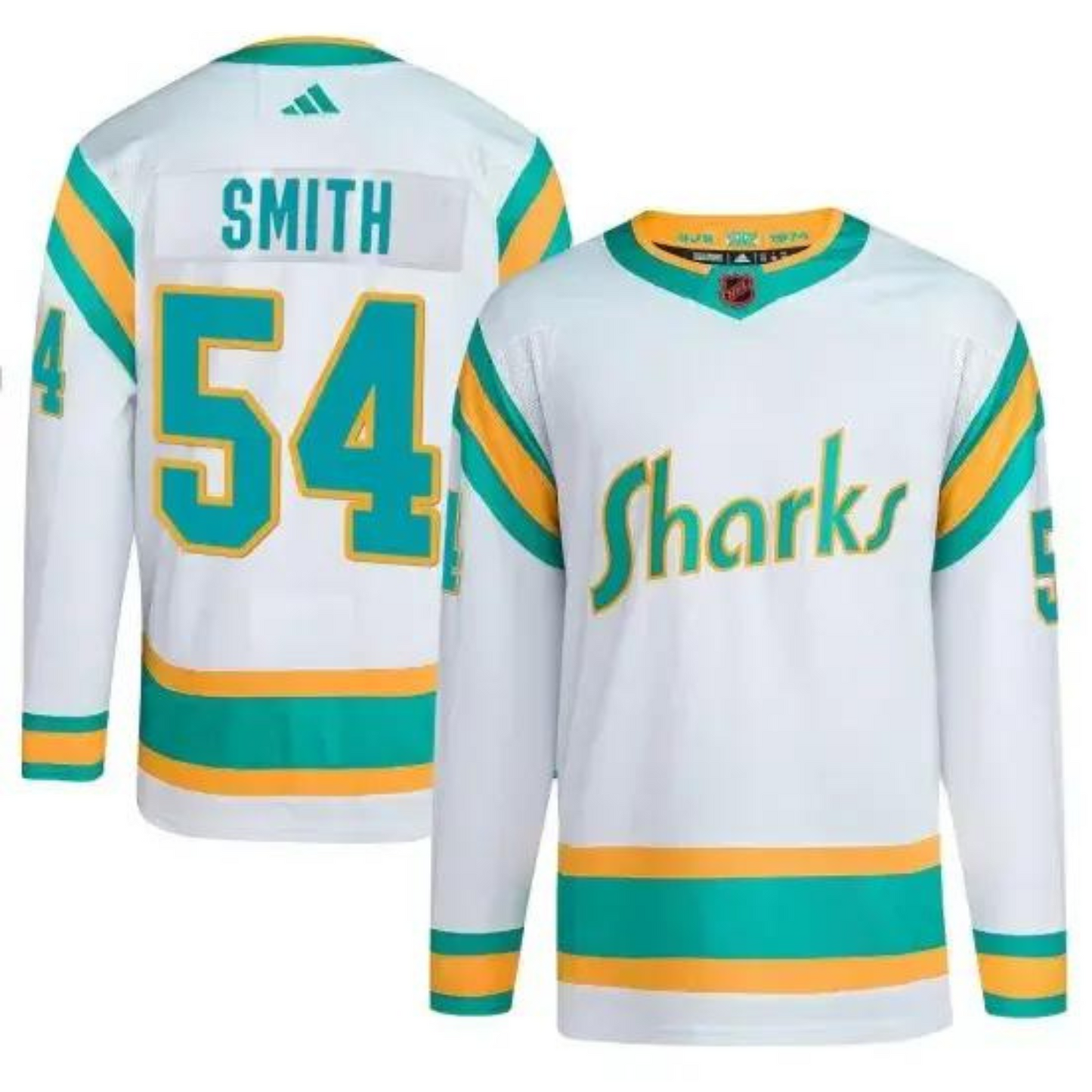 Hockey Givani Smith San Jose Sharks 54 Jersey