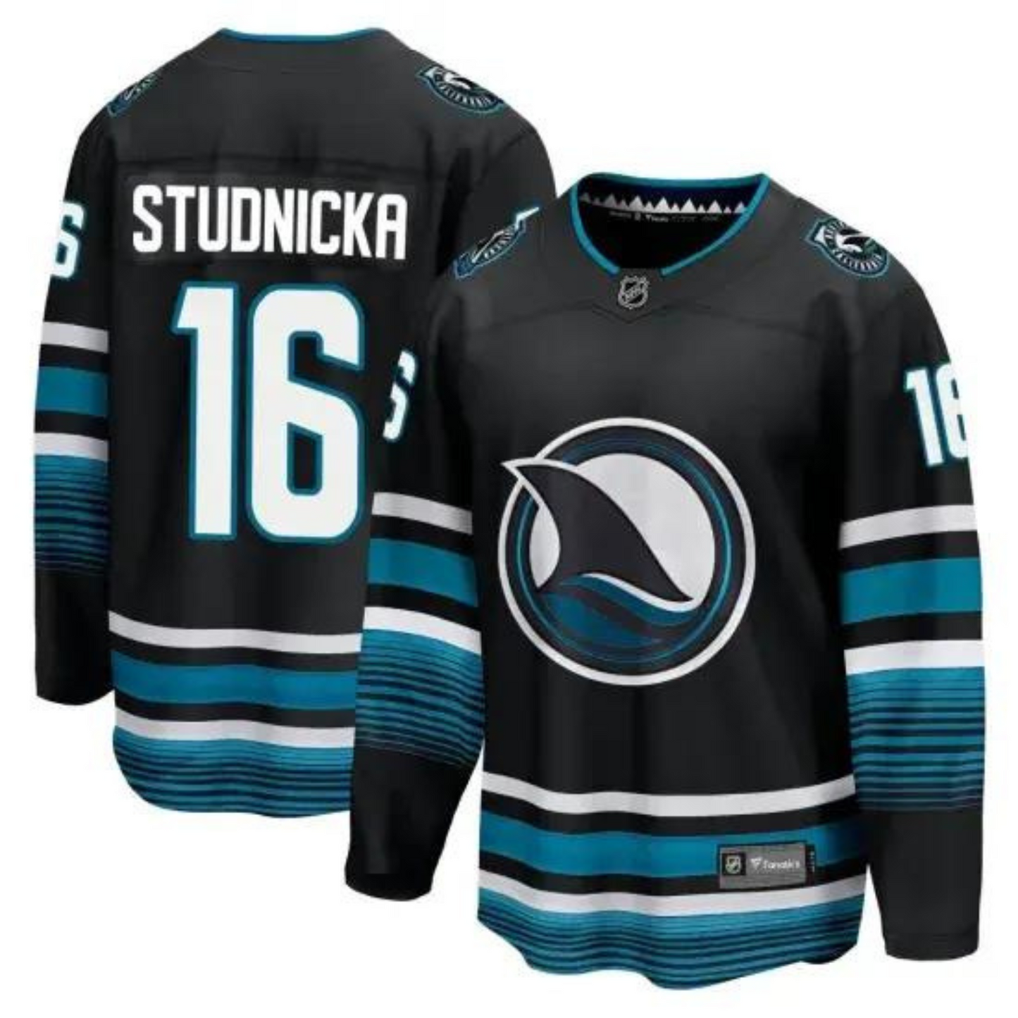 Hockey Jack Studnicka San Jose Sharks 16 Jersey