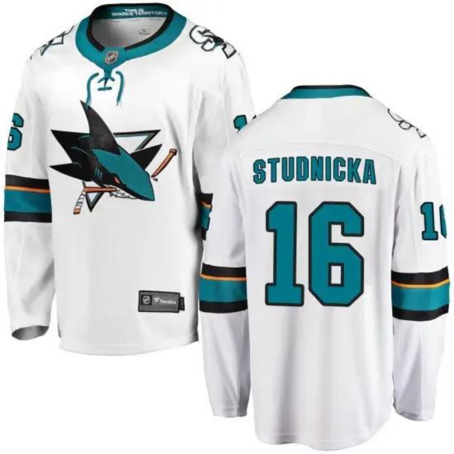 Hockey Jack Studnicka San Jose Sharks 16 Jersey