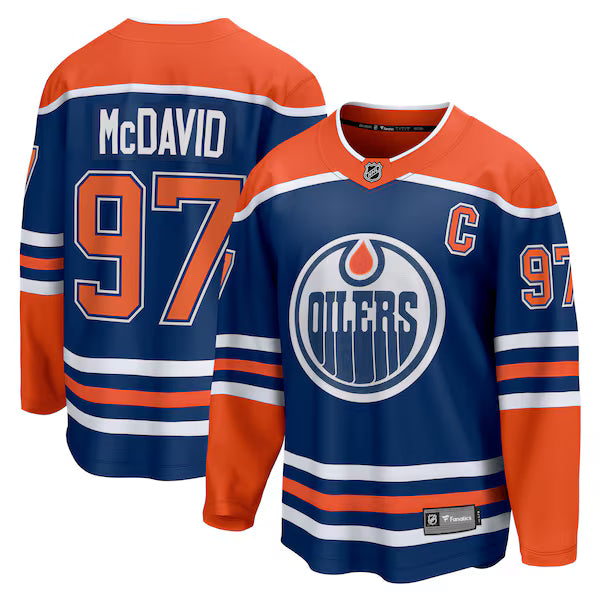 Hockey Edmonton Oilers Connor McDavid 97 Jersey