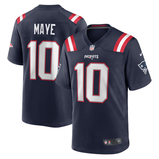 Football New England Patriots Drake Maye 10 Jersey