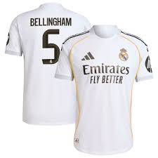 Soccer Real Madrid Jude Bellingham 5 Jersey