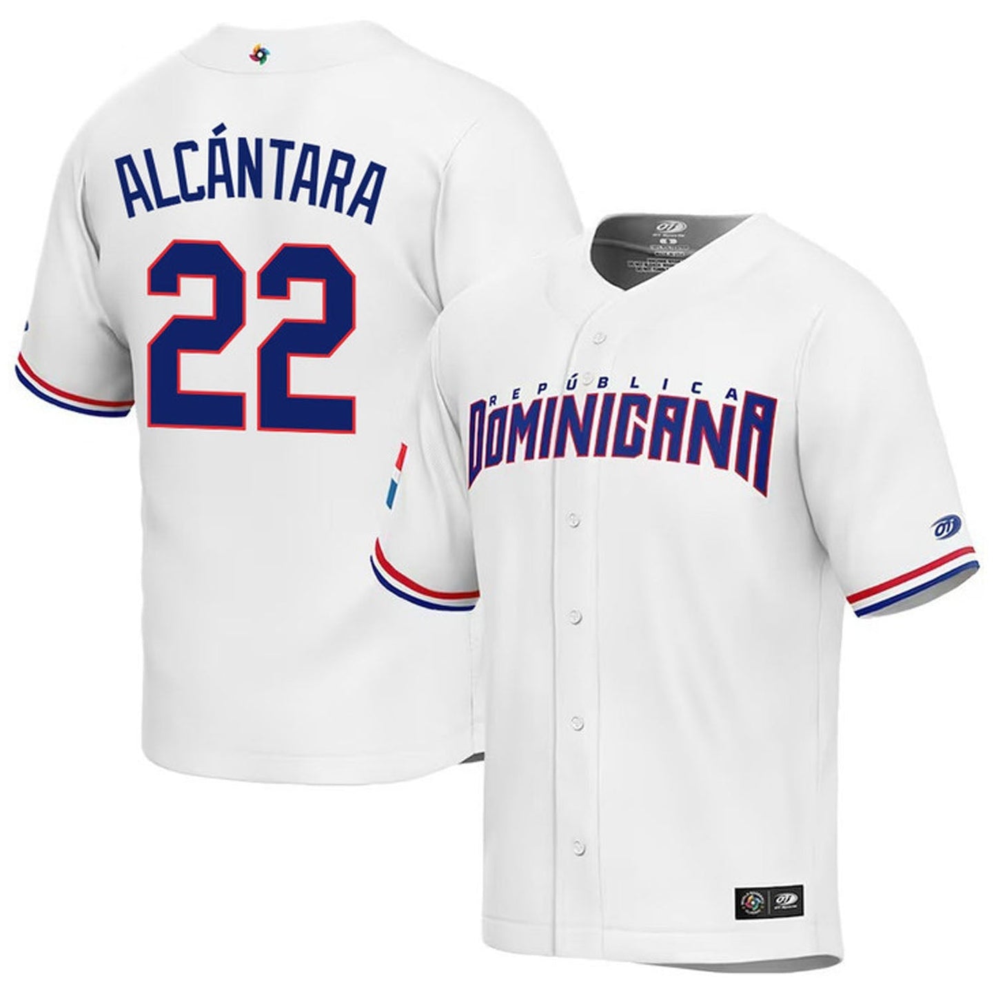 WBC Sandy Alcántara Dominican Republic 22 Jersey