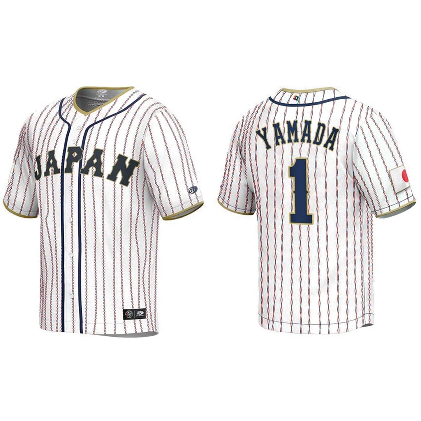 WBC Tetsuto Yamada Japan 1 Jersey