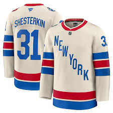 Hockey New York Rangers Igor Shesterkin 31 Jersey