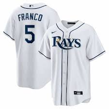 Baseball Tampa Bay Rays Wander Franco 5 Jersey