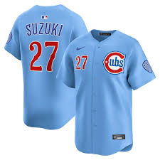 Baseball Chicago Cubs Seiya Suzuki 27 Jersey