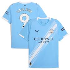 Soccer Manchester City Erling Haaland 9 Jersey